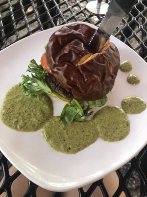Lions Mane Chimichurri Steak Sammy (Special) at End of the Line Cafe in Pensacola