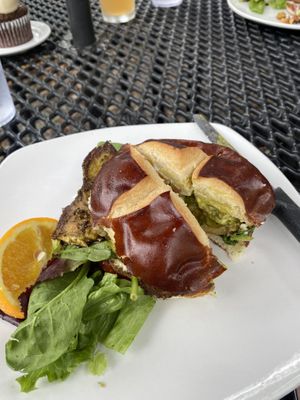 Lions mane sandwich   at End of the Line Cafe in Pensacola