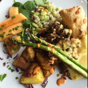 Delicious Sunday brunch! at End of the Line Cafe in Pensacola