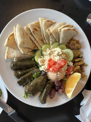 Mezze platter   at End of the Line Cafe in Pensacola
