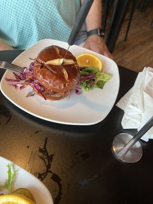 Jackfruit pulled pork sandwich  at End of the Line Cafe in Pensacola