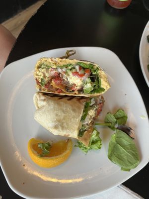 Portobello wrap  at End of the Line Cafe in Pensacola