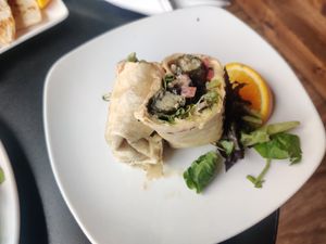 Mediterranean Wrap at End of the Line Cafe in Pensacola