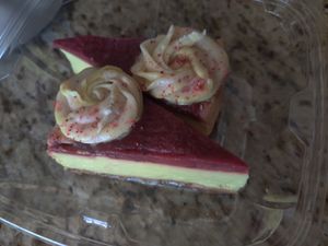 Strawberry Lemon Cheesecake at End of the Line Cafe in Pensacola