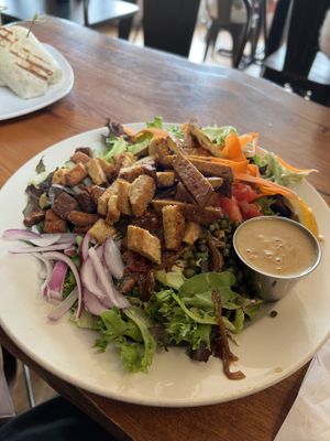 Chef’s salad with extra grilled veggies  at End of the Line Cafe in Pensacola