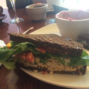 Vegan Tuna Amazeballs at End of the Line Cafe in Pensacola