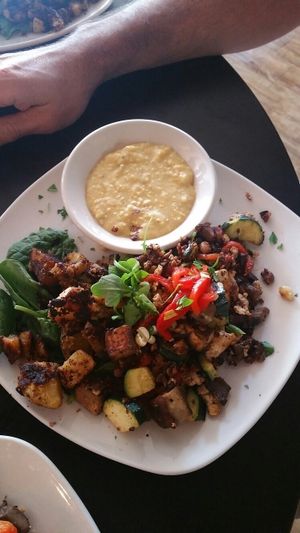 This place is so amazing! Even if your not vegan you will enjoy this food! at End of the Line Cafe in Pensacola