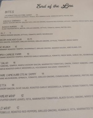   at End of the Line Cafe in Pensacola