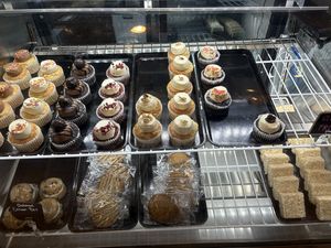 Bakery counter 🤍🌱  at End of the Line Cafe in Pensacola