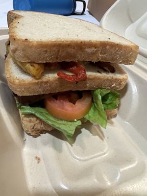 Butternut Squash Sandwich (tastier flavors and more variety)  at End of the Line Cafe in Pensacola