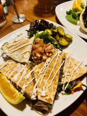 Quesadilla  at End of the Line Cafe in Pensacola