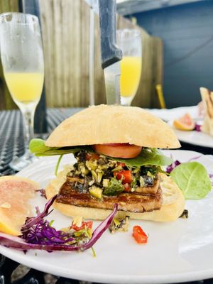 Muffuletta   at End of the Line Cafe in Pensacola