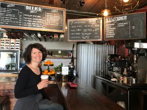 Great coffee, atmosphere at EOTL!  at End of the Line Cafe in Pensacola