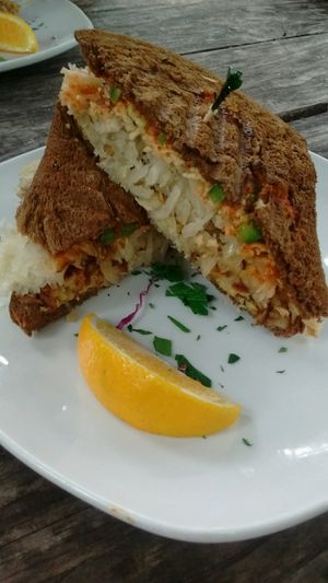 spicy ruben at End of the Line Cafe in Pensacola