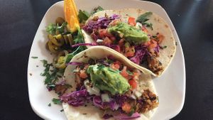 Tacos Carnitas at End of the Line Cafe in Pensacola