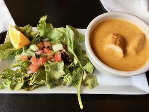 - at End of the Line Cafe in Pensacola