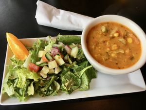 - at End of the Line Cafe in Pensacola