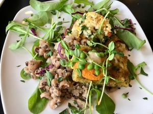 - at End of the Line Cafe in Pensacola