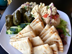 - at End of the Line Cafe in Pensacola