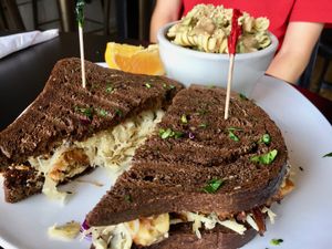 - at End of the Line Cafe in Pensacola