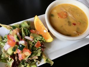 - at End of the Line Cafe in Pensacola