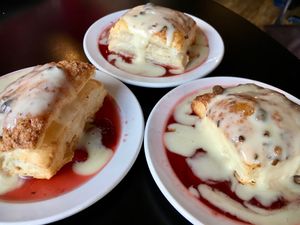 - at End of the Line Cafe in Pensacola