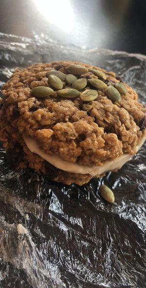 Oatmeal cream sandwich  at End of the Line Cafe in Pensacola