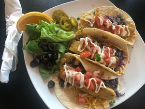 Tempi tacos! at End of the Line Cafe in Pensacola