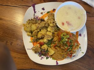 Course 2 at End of the Line Cafe in Pensacola