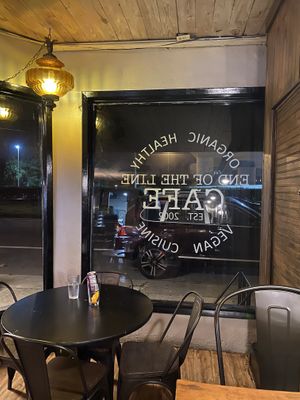 Rustic at End of the Line Cafe in Pensacola