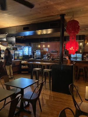 More rustic  at End of the Line Cafe in Pensacola