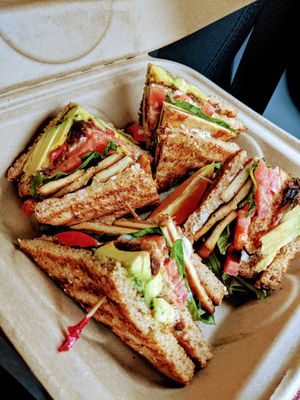 Avocado blt  at End of the Line Cafe in Pensacola
