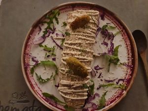 Falafel wrap at Bemata 2 in Belgrade