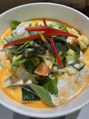   at Chada Vegetarian Restaurant in Chiang Mai