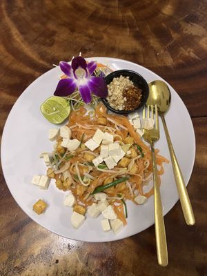   at Chada Vegetarian Restaurant in Chiang Mai