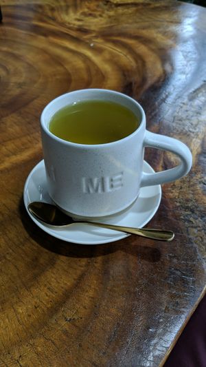 Chrysanthemum tea (20 baht) at Chada Vegetarian Restaurant in Chiang Mai