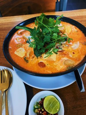   at Chada Vegetarian Restaurant in Chiang Mai