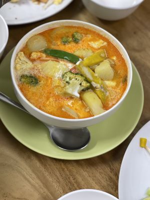 Massaman  at Chada Vegetarian Restaurant in Chiang Mai