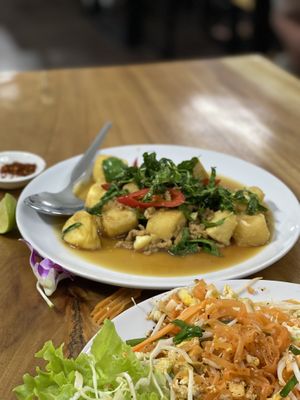   at Chada Vegetarian Restaurant in Chiang Mai