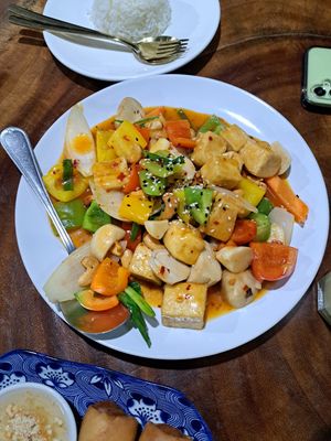  at Chada Vegetarian Restaurant in Chiang Mai