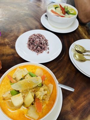 Rice is 15THB  at Chada Vegetarian Restaurant in Chiang Mai