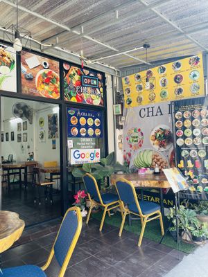   at Chada Vegetarian Restaurant in Chiang Mai