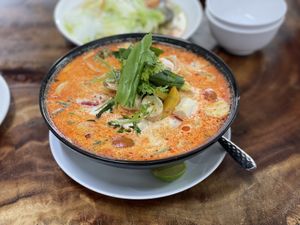 Tom Yum - Cha-Da, Chiang Mai  at Chada Vegetarian Restaurant in Chiang Mai