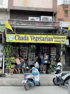 Cha-Da, Chiang Mai  at Chada Vegetarian Restaurant in Chiang Mai