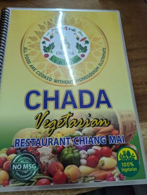  at Chada Vegetarian Restaurant in Chiang Mai