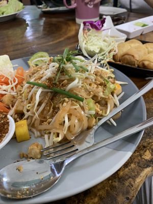   at Chada Vegetarian Restaurant in Chiang Mai