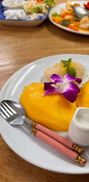   at Chada Vegetarian Restaurant in Chiang Mai