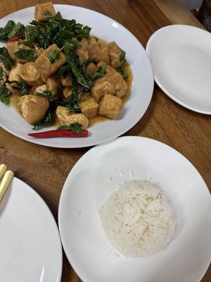   at Chada Vegetarian Restaurant in Chiang Mai