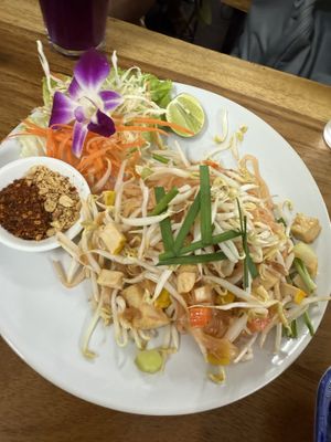   at Chada Vegetarian Restaurant in Chiang Mai