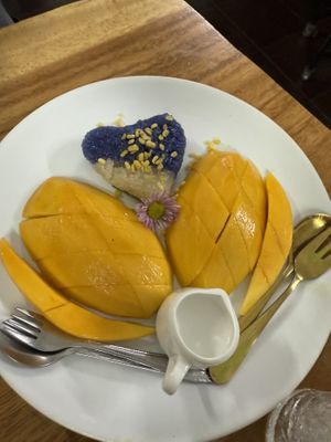   at Chada Vegetarian Restaurant in Chiang Mai